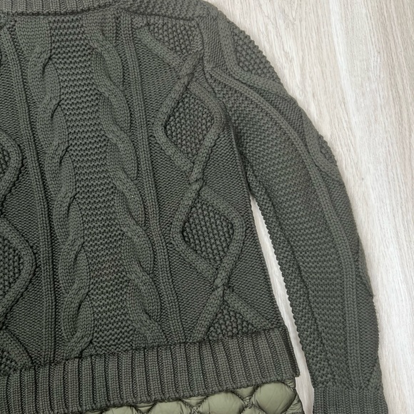 💚MONCLER💚Virgin Wool Turtleneck Quilted Cardigan - Picture 8 of 13